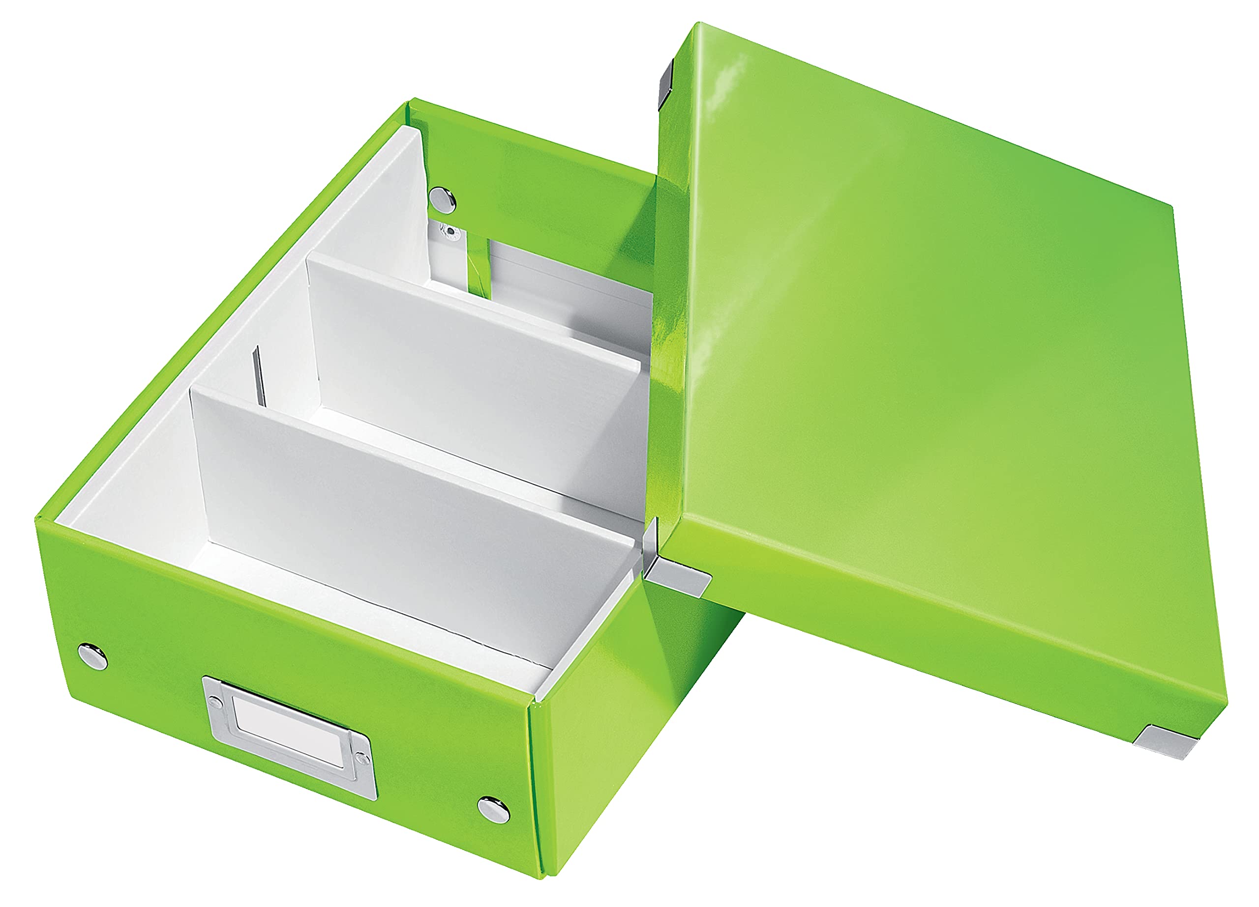 Leitz 60570054 Organiser Box, Click and Store, WOW Range, Small, Green