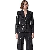 DEE OCLEPPO womens Angela Seamed Double Button Front Blazer With Lining Standard