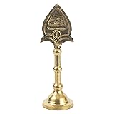 Spillbox Golden Brass Lord Muruga Vel God Idol with