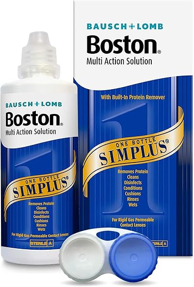 Boston Simplus Multi-Action Solution 120ml for RGP Lenses with Case