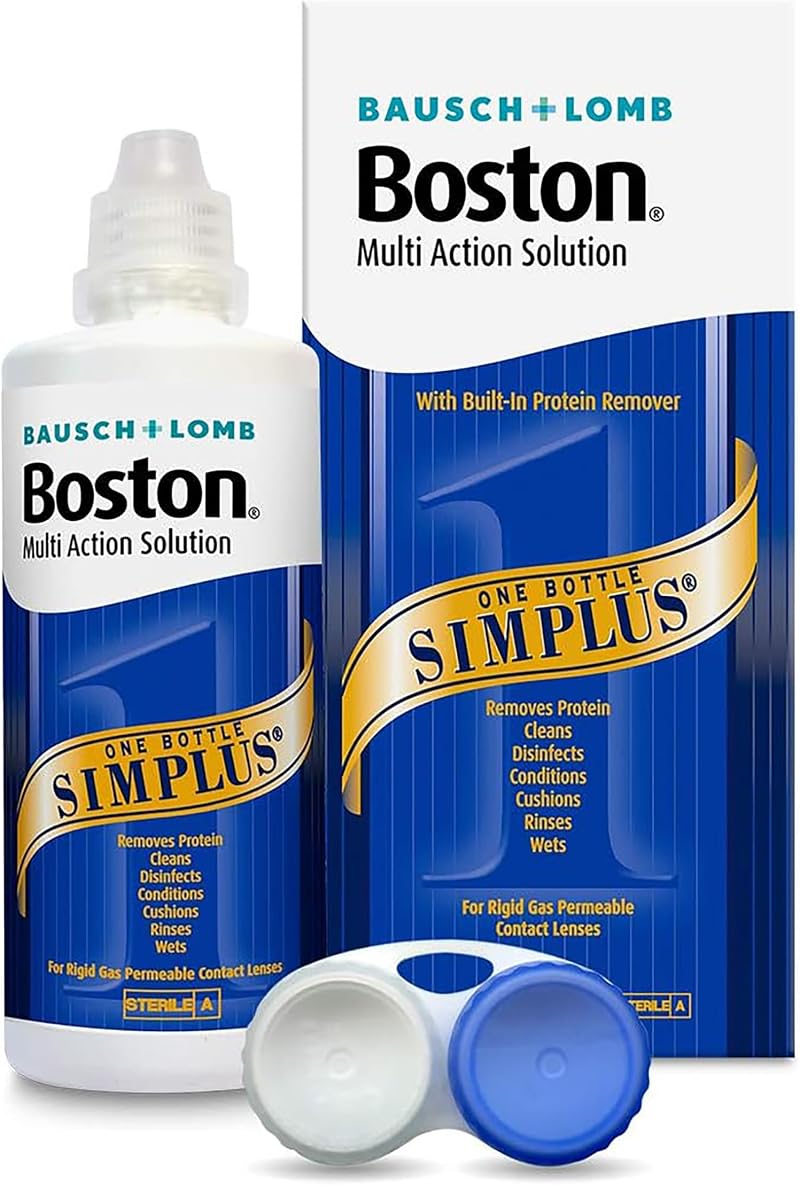 Boston Simplus Multi-Action Solution 120ml for RGP Lenses with Case