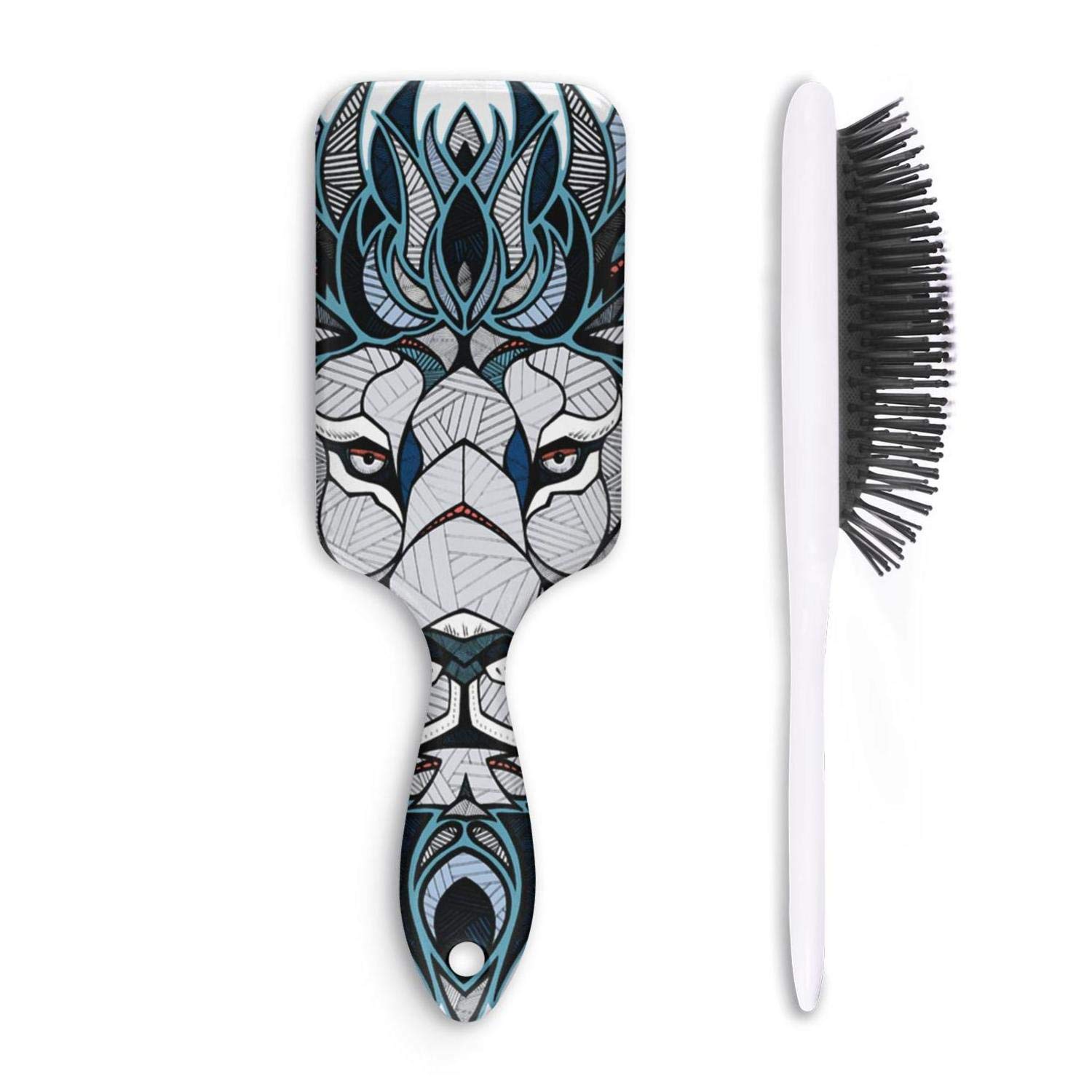 Amazon Com Cute Hair Brush Creative Lion Head Pattern Anti Hair