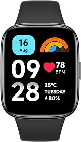 Xiaomi Redmi Watch 3 Active Black 1.83" LCD Bluetooth 100 Sports Modes Fitness view 1