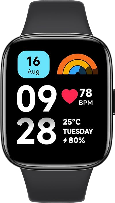 Xiaomi Redmi Watch 3 Active Black 1.83" LCD Bluetooth 100 Sports Modes Fitness