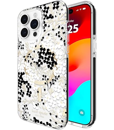 【kate spade】 iPhone15Proケース ブラック MagSafe Amazon.com: kate spade new york iPhone 15 Pro Case