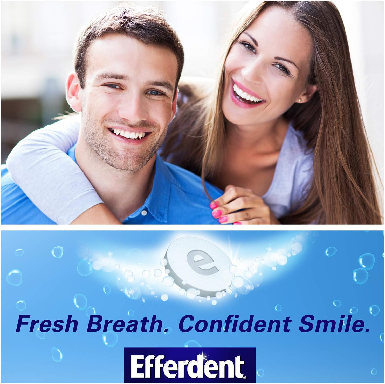 Efferdent Plus Mint Anti-Bacterial Denture Cleanser | 90 Tablets: Health & Personal Care