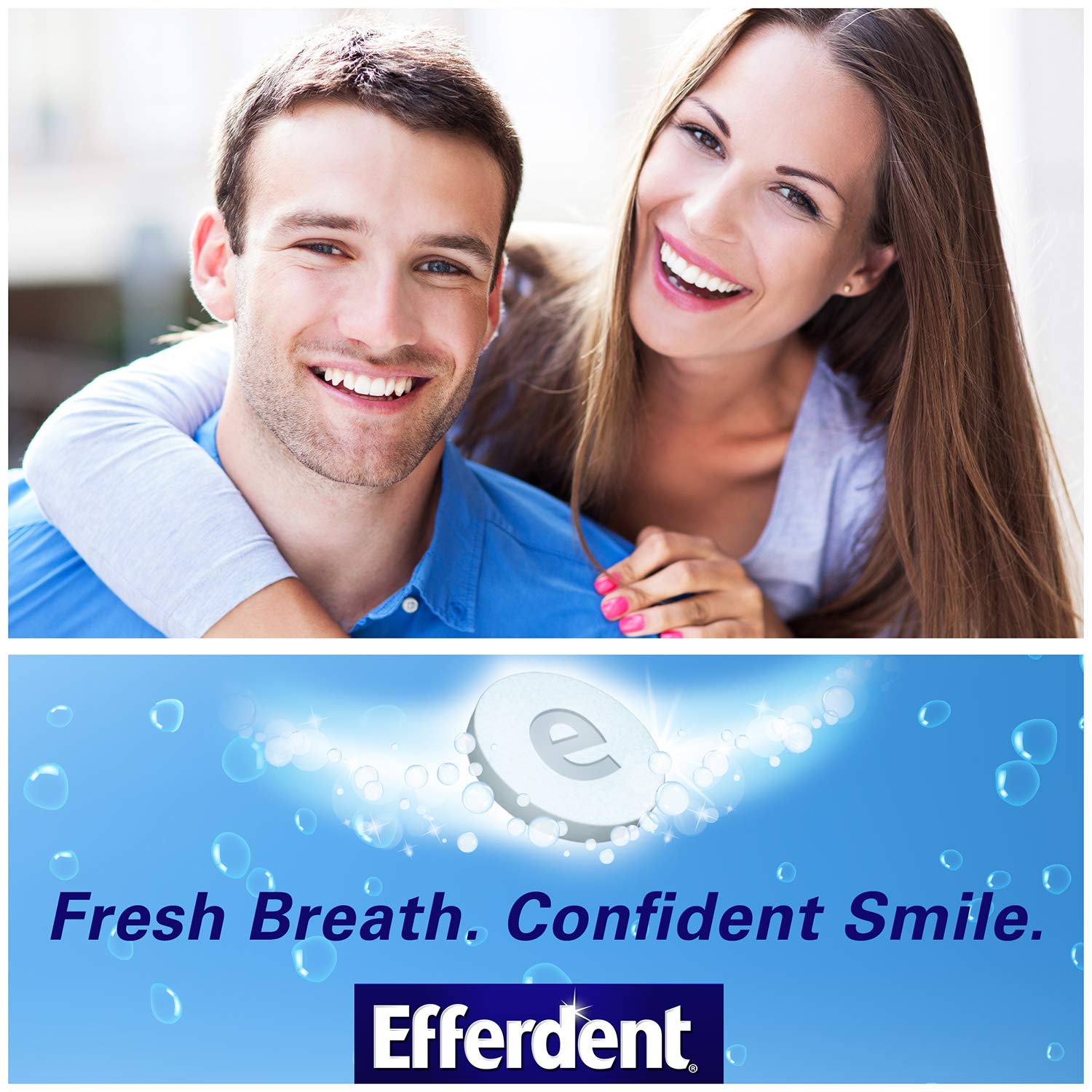 Efferdent Denture Cleanser Tablets, Complete Clean, Tablets, Multicolor, 252 Count : Beauty