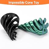 Youkly 2 Pack Impossible Cone Pyramid Spiral Fidget Toy 3D Printed Vortex view 7
