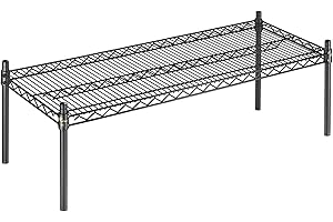 APLSS Dunnage Storage Rack, 24"×48"×14", NSF Certified, Height Adjustable, Moist&Dry Enviroments, for Kitchen Garage Walk-in Cooler&Freezer Dishroom, 800 Lbs Capacity,