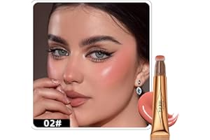 MAEPEOR Liquid Blush Stick Pink Cream Liquid Blush Wand Smooth and Lightweight Blendable Liquid Blush Stick With Cushion Applicator (2# Cream Pink)