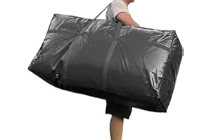 MKOKYD 66 Gallon Extra Large Storage Bags, Huge Moving Bags Heavy Duty with Zipper and Stronger Handles, Big Foldable Duffle Bag for Travel - Storage Totes Moving Boxes for College, Christmas Tree, Bedding