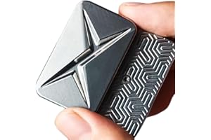 JUDIXY Lightning Infinite Fidget Slider Metal Magnetic Haptic Fidget Toys for Adults Anxiety/ADHD/Stress Relief