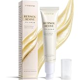 USMOTAR Retinol &amp; Caffeine Eye Serum - Dark Circles Relief &amp; Depuffing Treatment, Hyaluronic Acid + Collagen, Gentle Under Eye Cream for Sensitive Skin, Hydrates &amp; Smooths Fine Lines 40ml, 1.35 fl.oz