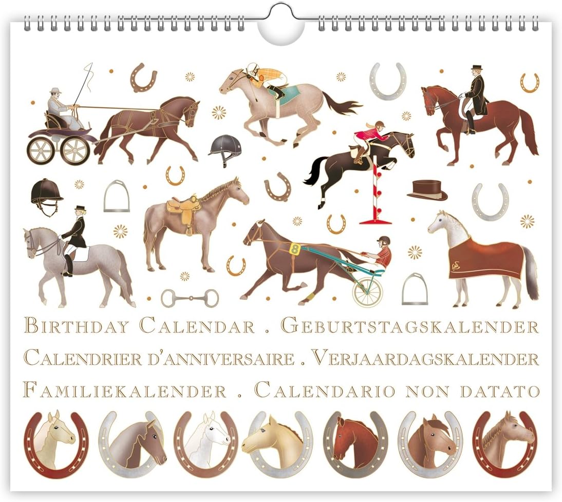Birthday Calendar - Horse Images