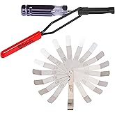 Valve Adjustment Tool for 10mm Jam Nut,with Angled Feeler Gauge, Slotted Valve Adjusting Stud,Valve Lash Adjustment Tool for Honda,Toyota,Nissan and Other Japanese Car Engines