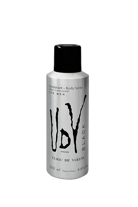 ULRIC DE VARENS Black Deodorant, 200ml