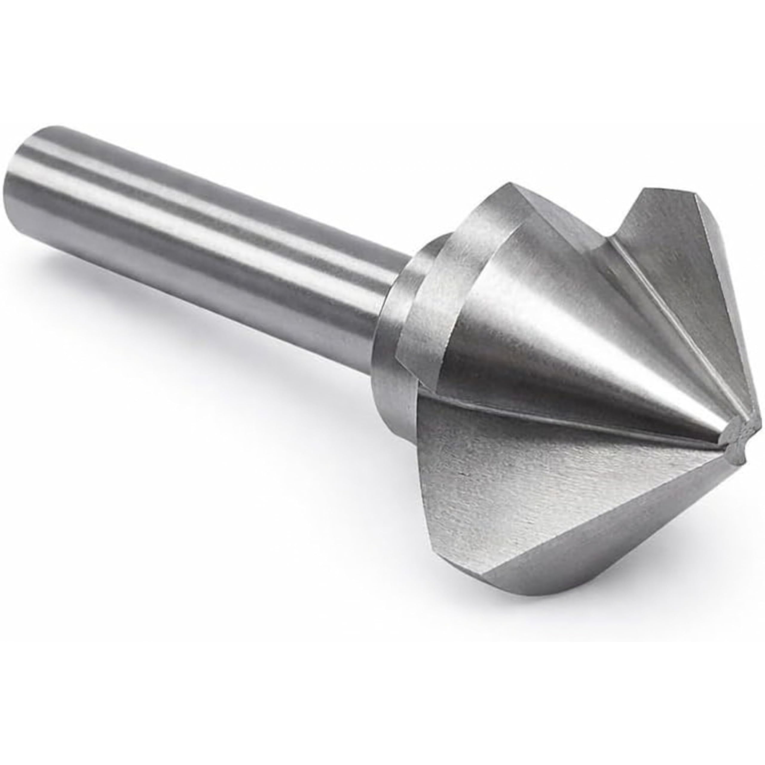 Countersink Drill Bit, KATSU HSS 6542 Countersink Drill Bit 90 Degrees 50mm 3 Flute Chamfer Cutter Drill Bit for Wood Steel Metal Machine Tools, Positioning Drill Mill Cutter 12740625