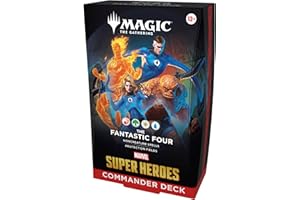 Magic: The Gathering | Marvel Super Heroes Commander Deck - The Fantastic Four (100-Card Deck + Accessories)