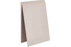 PH PandaHall 11.7 x 8.2” Book Board, 6pcs 79PT Rectangle Binders Board for Book Binding Heavy Weight Brown Kraft Cardboard Pa