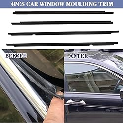 YzusGomumu 4Pcs Window Moulding Trim Weatherstrip
