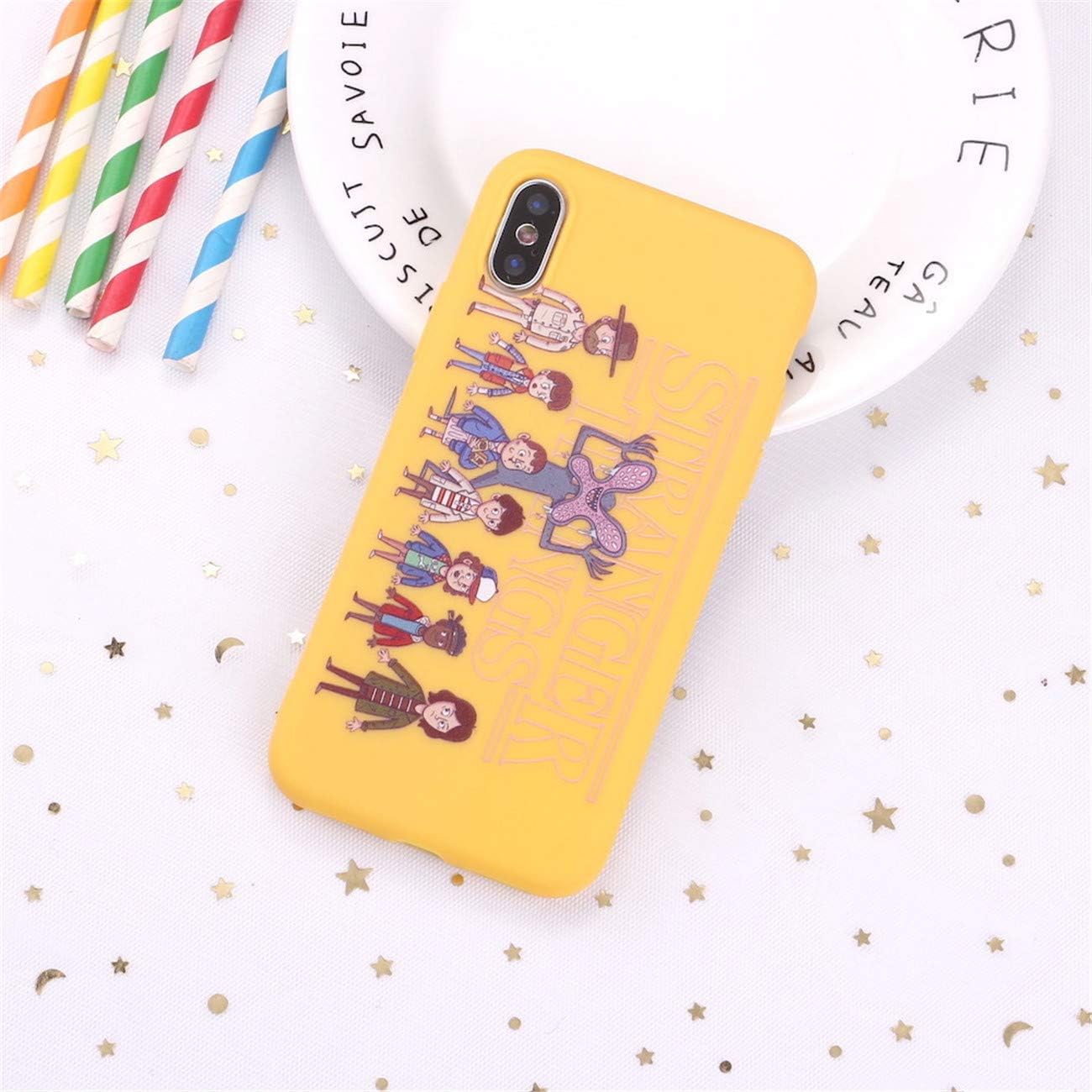 LNLYY Cover iPhone XR Case Stranger Things Cartoon Silicone for Apple iPhone XR