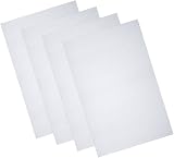 Pllieay 4 Pieces White Aida Cloth 14 Count Cross Stitch Fabric 45x30 cm view 1