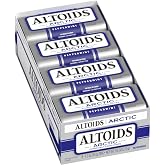ALTOIDS Arctic Peppermint Breath Mints Hard Candy Bulk, 1.2 oz Tin (Pack of 8)