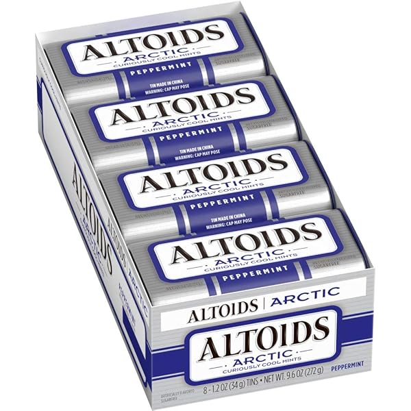 ALTOIDS ARCTIC PEPPERMINT BREATH MINTS HARD CANDY BULK,...