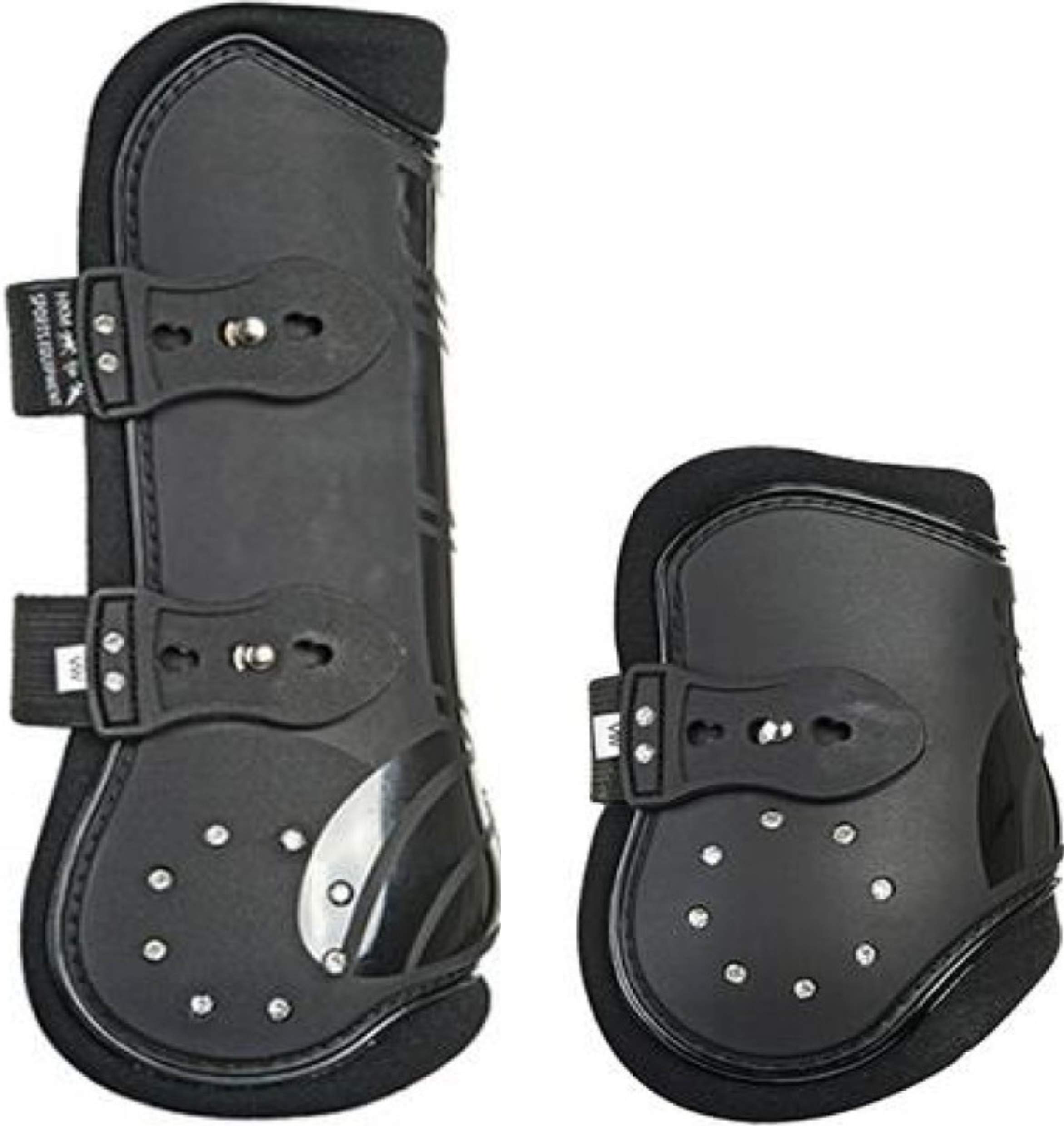 HKM Diamonds Protection boot set Black Cob/Full