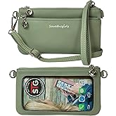 Save the Girls Cell Phone Purse - Touch Screen Women’s Crossbody Bag - Clutch Purses for Women (Bella) | Touch Screen, for Women