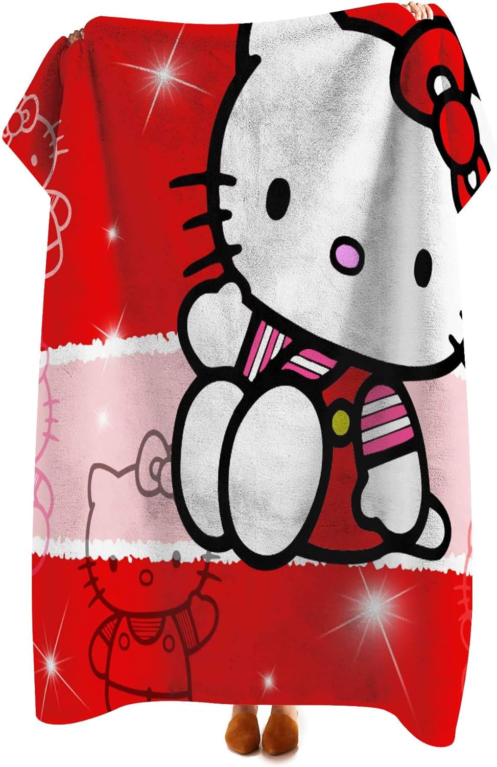 VASHU Hello Kitty Couch Fleece Blanket Soft Lightweight Fluffy Plush