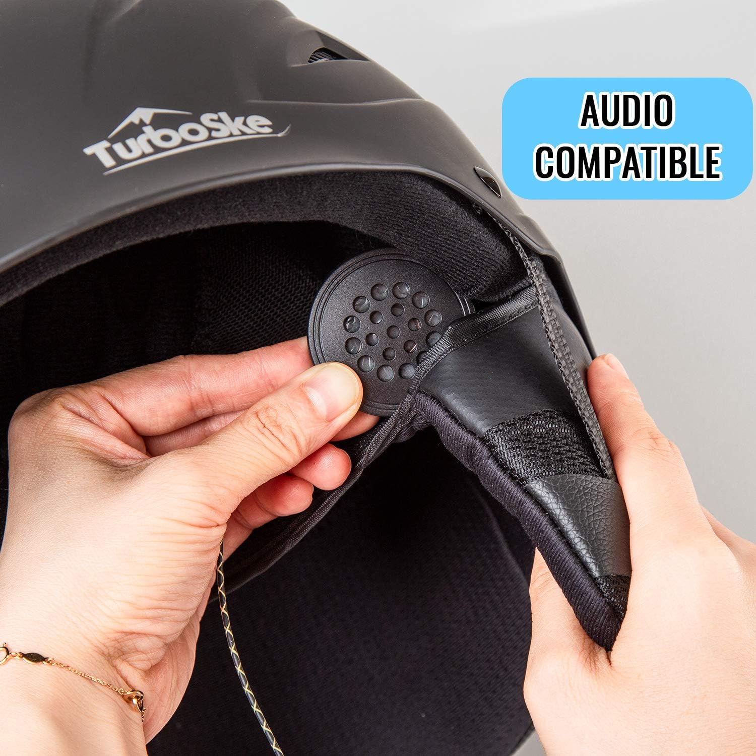 TurboSke Ski Helmet, Snowboard Helmet, Snow Sports Helmet, Audio Compatible for Men Women and Youth : Sports & Outdoors