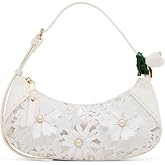 Betsey Johnson Lacey Crochet Shoulder Bag