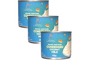 Islands Harvest Sweetened Condensed Coconut Milk Pack of 3 - Gluten-Free, Non-GMO, Vegan Coconut Milk - Rich and Tasty Flavor - Pure No Added Artificial Flavors, Colors & Preservatives
