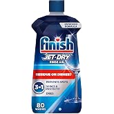 Finish Jet-Dry Dishwasher Rinse Aid, Dish Detergent Drying Agent, 8.45oz | Compatible With Dishwasher Pods, 80 Washes, Dishwasher Drying Agent, Prevents Spots &amp; Residues, Dries, Shine &amp; Protects