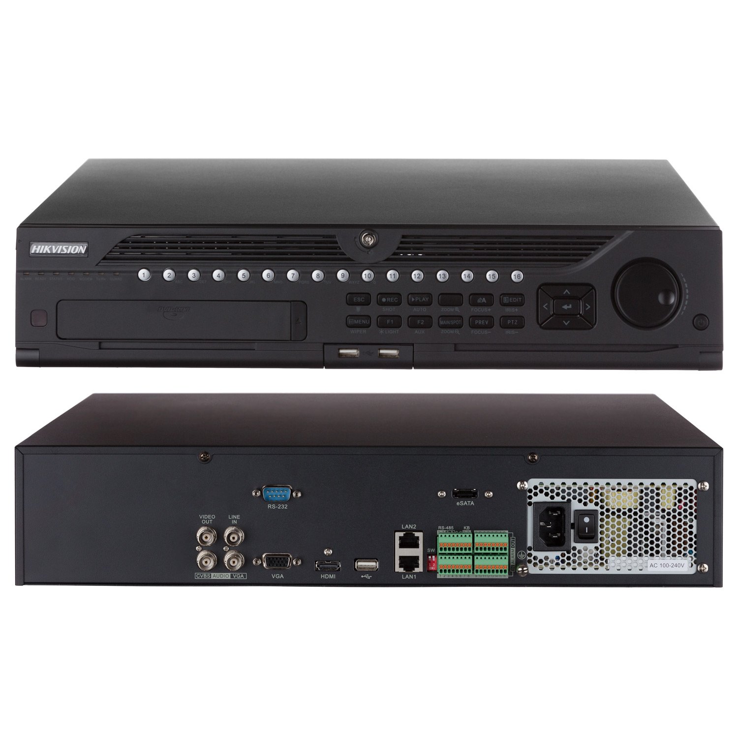 Hikvision 32Channel High End Embedded NVR, No HDD, H264, Up to 6MP