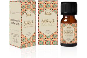 Oud Diffuser Oil, Oud Al Khaleeji by Dukhni | 3 x 10ml Arabic Oil for diffuser & humidifier | 100% Pure Halal, Oudh Essential