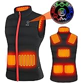 DOACE® Upgraded Heated Vest for Men and Women, Smart Electric Heating Vest, Lightweight Heated Jacket (Battery Not Included)
