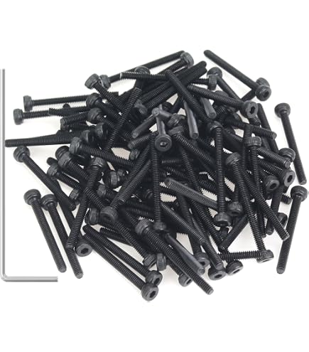 Viti Testa Cilindrica Con Brugola - M2 Da 3mm A 16mm - 10 Pezzi In Acciaio Legato 12.9