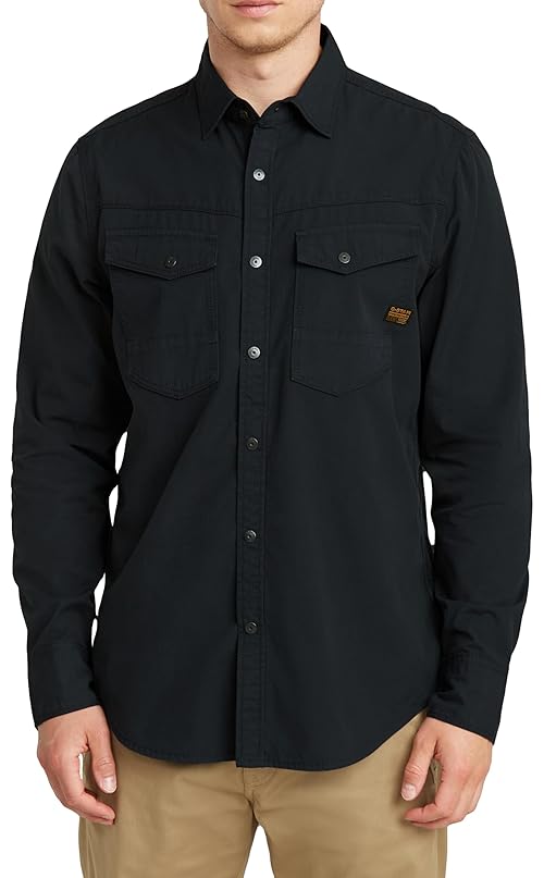 G-STAR Men's Dakota Slim Shirt, Blue (Salute gd D25223-D385-D418), L