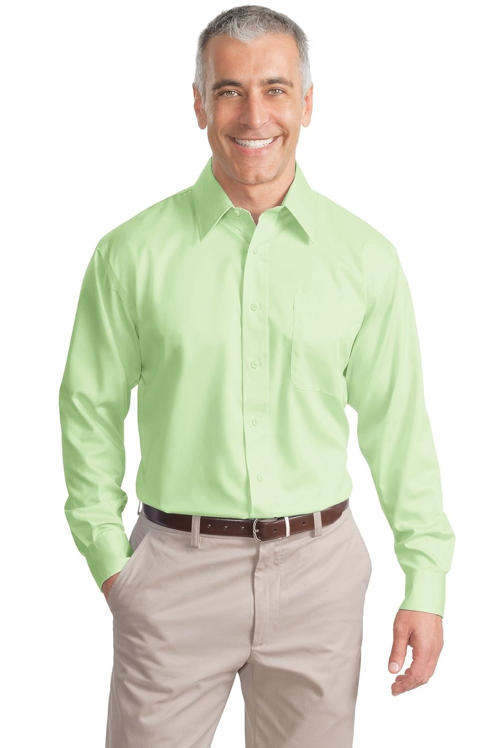 light green dress shirt