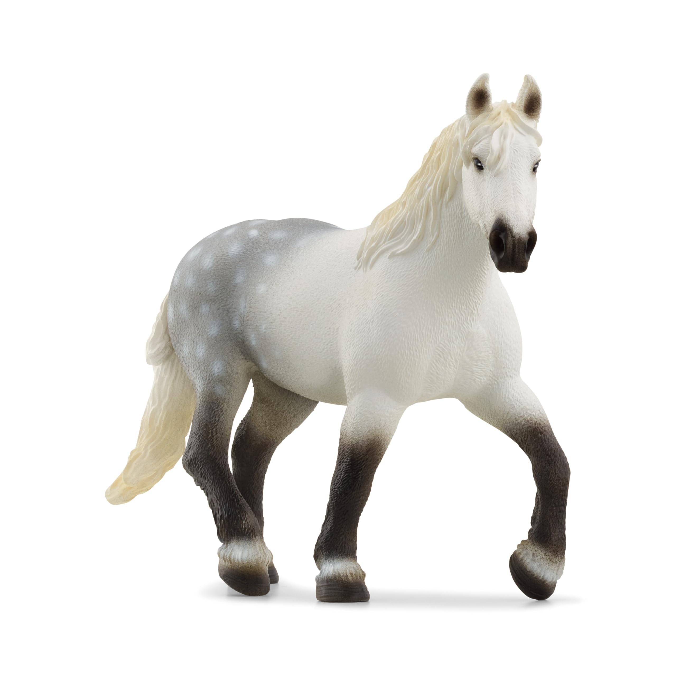 SCHLEICH 13971 FARM WORLD Percheron Mare Figurine for ages 3+, Black