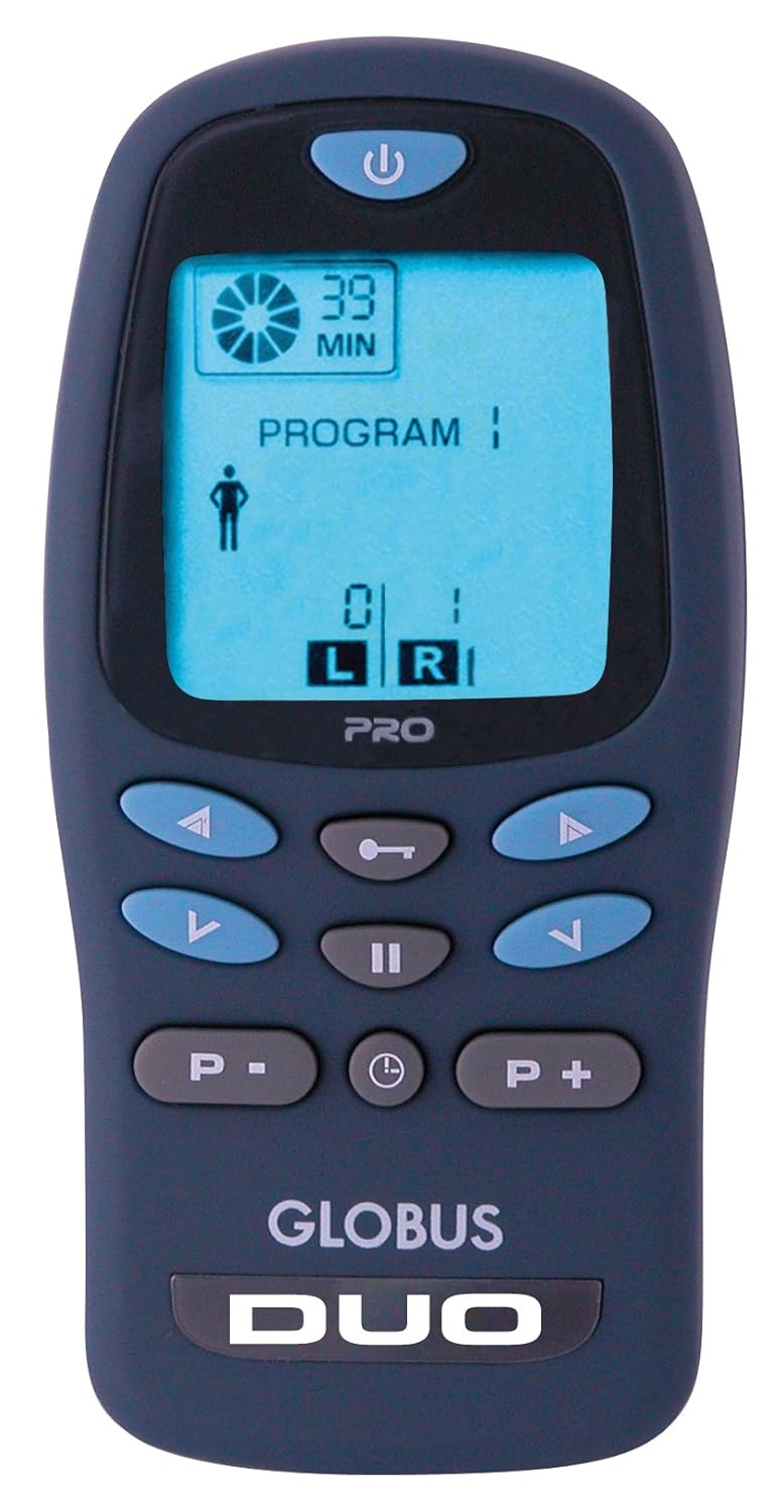 Globus Duo Pro Estimulador muscular electrónico AAA V LCD Azul