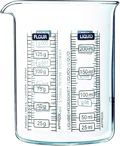 Pyrex 250 ml Kitchen Lab Beaker Multicolour