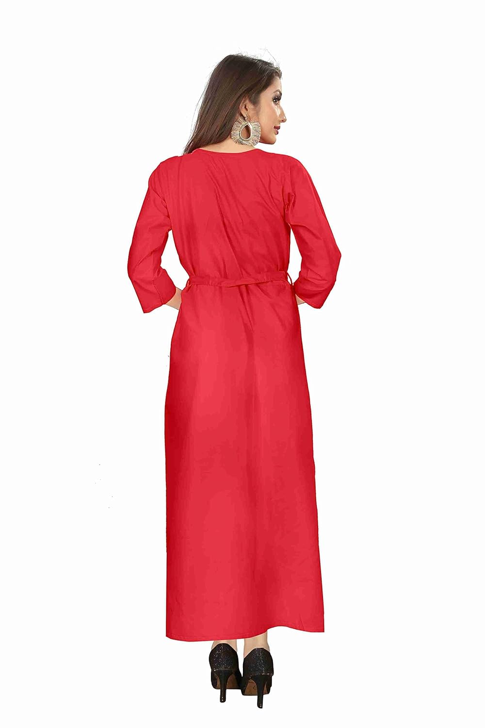 fabdiamond women's kurta(kp-1184_pink_x-large)