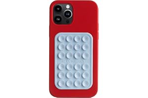 OCTOBUDDY Silicone Suction Phone Case Adhesive Mount - Hands-Free, Strong Grip Holder for Selfies and Videos - Durable, Easy 