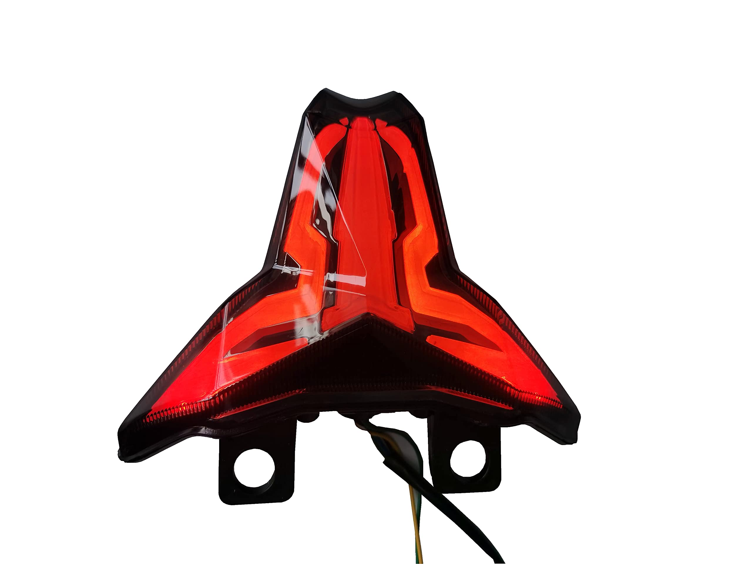 Blaster-X LED Tail Light For Kawasaki Ninja 400 (2018-2024) - Smoked Lens, Plug & Play