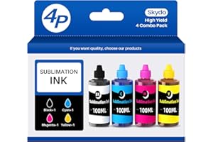 Sublimation Ink Refilled Bottles 400ML Work with ET2720 ET2760 ET2800 ET15000 ET3760 ET2803 ET4760 Workforce WF7210 WF7510 WF