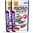 Hikari Tropical Micro Pellets for Tetras, Barbs, and Other Small-Mouthed Tropical Fish (1.58 Oz, Pack of 2) (2 Items)