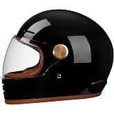 DOT Retro Vintage Full Face Motorcycle Helmet